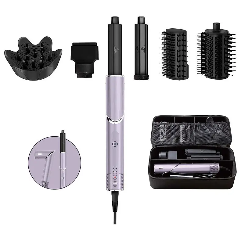 Стайлер Shark FlexStyle Limited Edition Lilac Frost 5-in-1 Gift Set (HD440PLEU) - фото 11