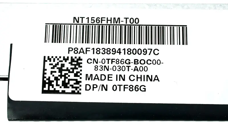 Матриця 15.6 NT156FHM-T00 touch 1920х1080, 40pineDP, LED, SLIM вертикальні вушки, глянець, роз'єм праворуч знизу для ноутбука - фото 2