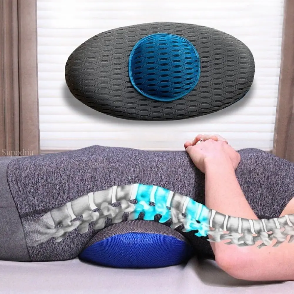Ортопедична подушка для попереку Grandio Lumbar Support TV One • Подушка для попереку з ефектом пам'яті з м'яким покриттям - фото 5