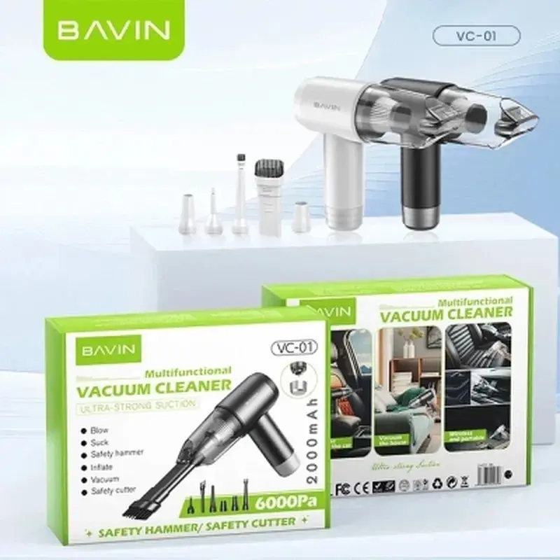 Пилосос BAVIN VC-01 6000Pa 2000 mAh Black (Z-VC01 BK) - фото 10