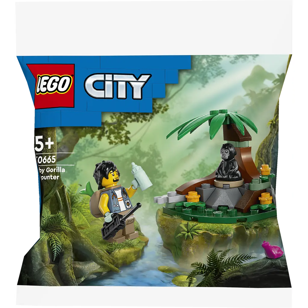 Конструктор LEGO City Зустріч із малям горили 34 деталі (30665) - фото 4