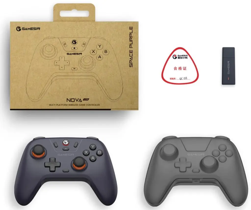 Геймпад Bluetooth джойстик GameSir T-4n Nova Lite Multiplatform Controller Bluetooth/2,4G/USB DualShock Black - фото 11