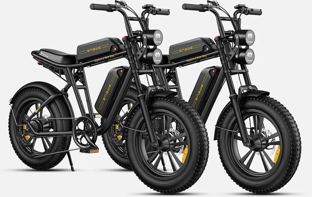 Електровелосипед Engwe M20 Dual Batteries Black [En-M20-DUAL-black] [85481] - фото 3