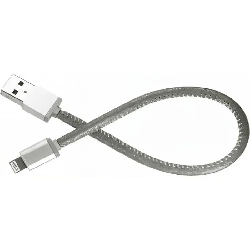 Кабель USB-A to Lightning Plusus Lifestar Handcrafted Moonlight Silver 0.25 м (LST2006025) - фото 2