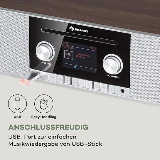 Интернет-радио проигрыватель Auna Connect CD MKII (10037490) - фото 6