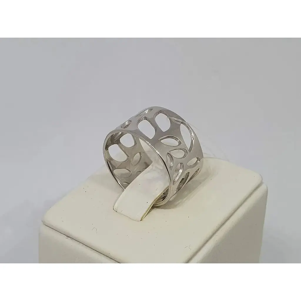 Серебряное незамкнутое кольцо Qvaliz. 90101320ГЛЯН 18 - фото 4