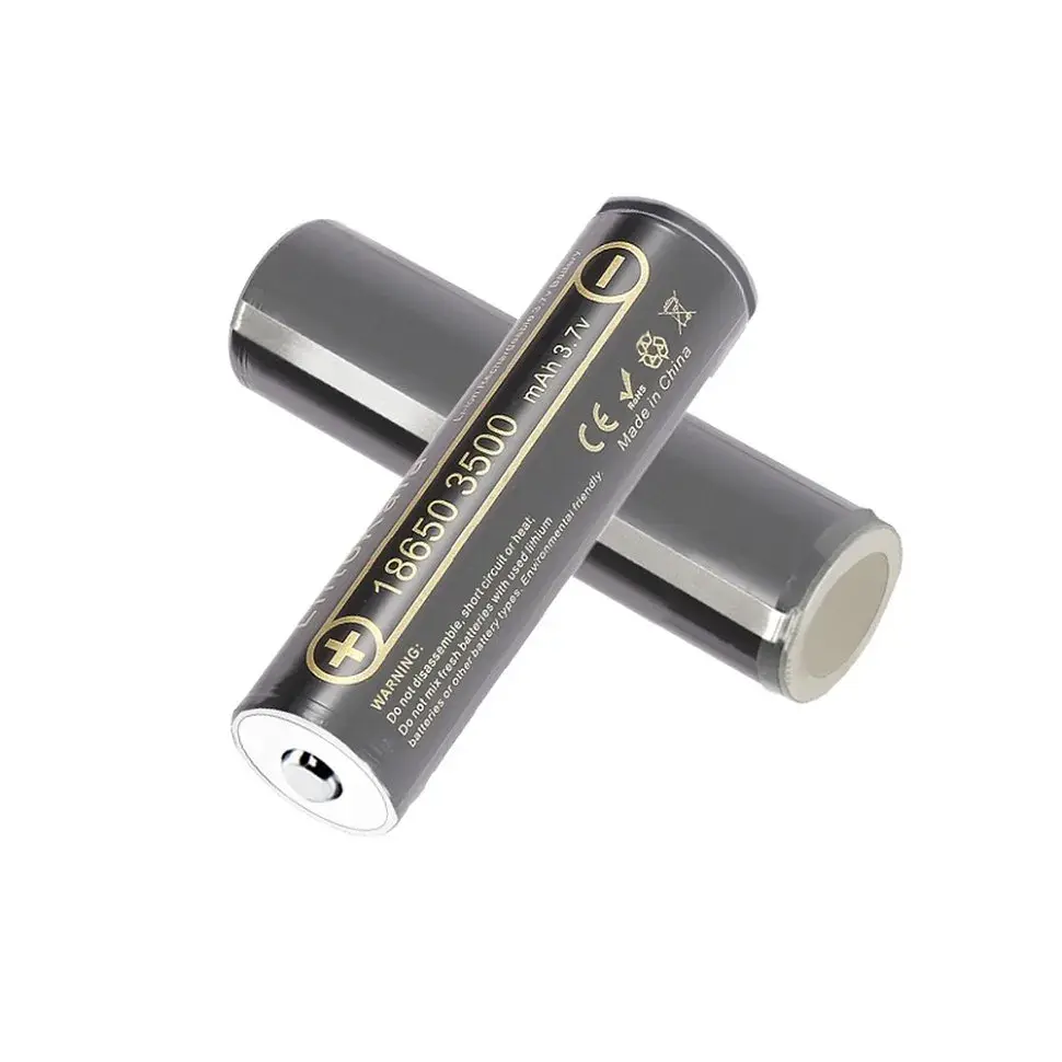 Акумулятор 18650 3500mah (3300-3500mah), Protected, 3.7V(2.75-4.2V), Black Liitokala (Lii-35A-PCB) - фото 3