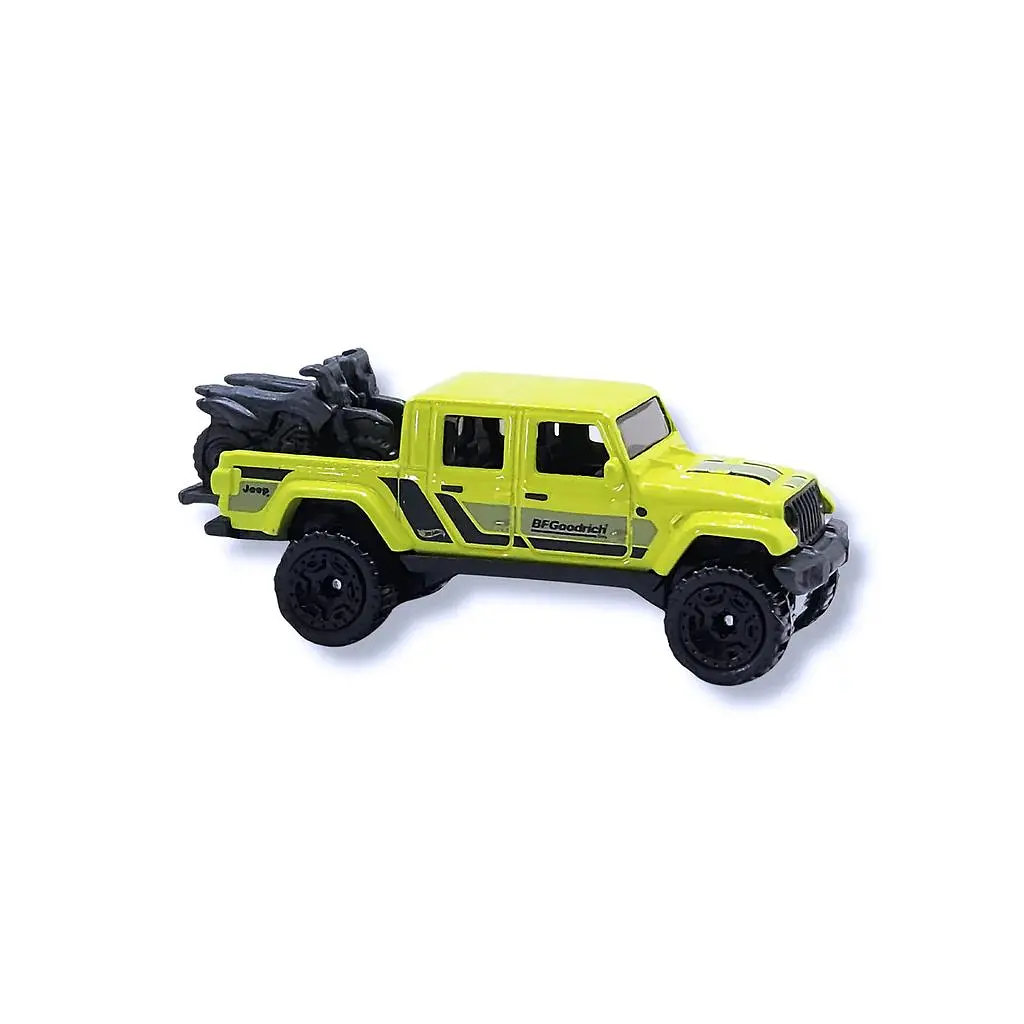 Базовая машинка Hot Wheels Truckin Along 20 Jeep Gladiator салатовая (5785) JJH91-N521 - фото 8