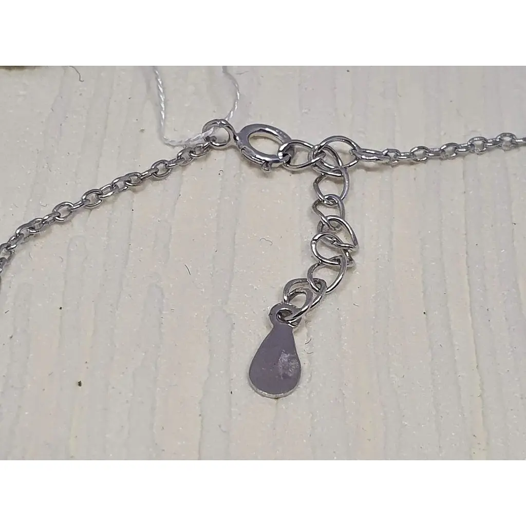 Срібне кольє Аметист Змія з фіанітами 1230892 - фото 3