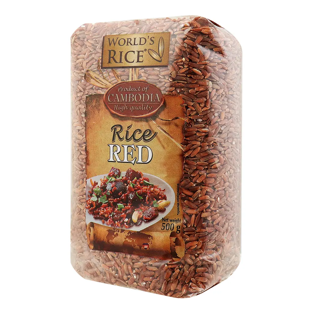 Рис червоний довгозернистий нешліфований World's Rice 500 г - фото 2