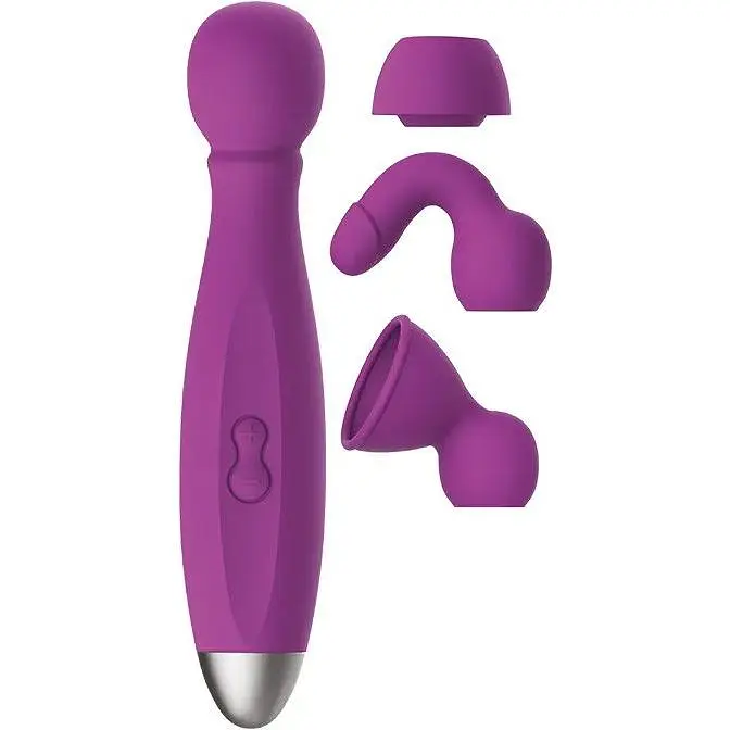 Вибромассажер DreamToys Queenpin Purple - фото 2