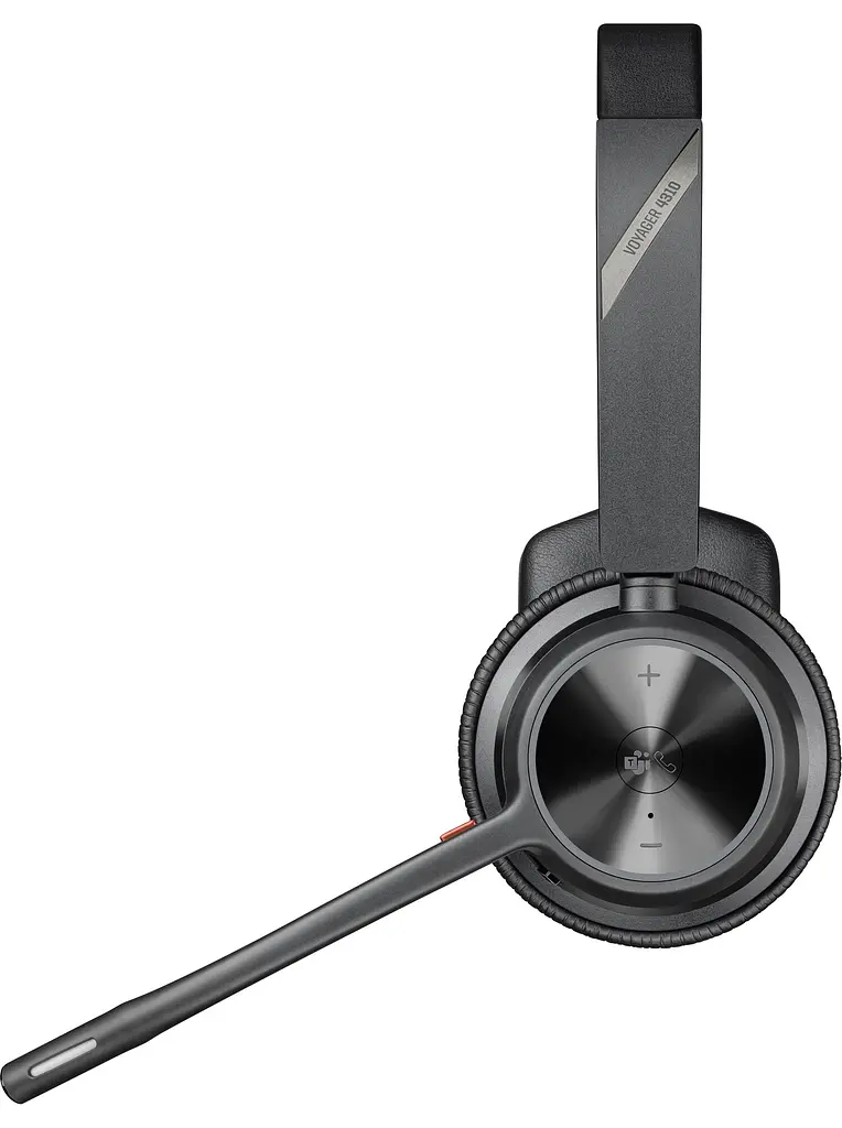 Гарнітура Poly комп'ютерна моно On-ear Voyager 4310-M з адаптером BT700 USB-A Bluetooth всеспрямований Microsoft Teams чорний (77Y91AA) - фото 5