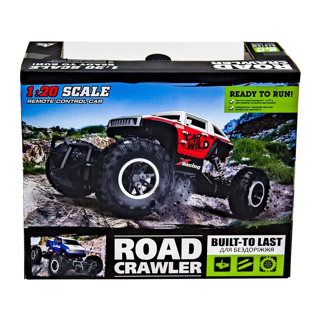 Автомобіль OFF-ROAD CRAWLER з р/к - ROCK SPORT (чорний, акум. 3,6V, метал. корпус, 1:20) - фото 5
