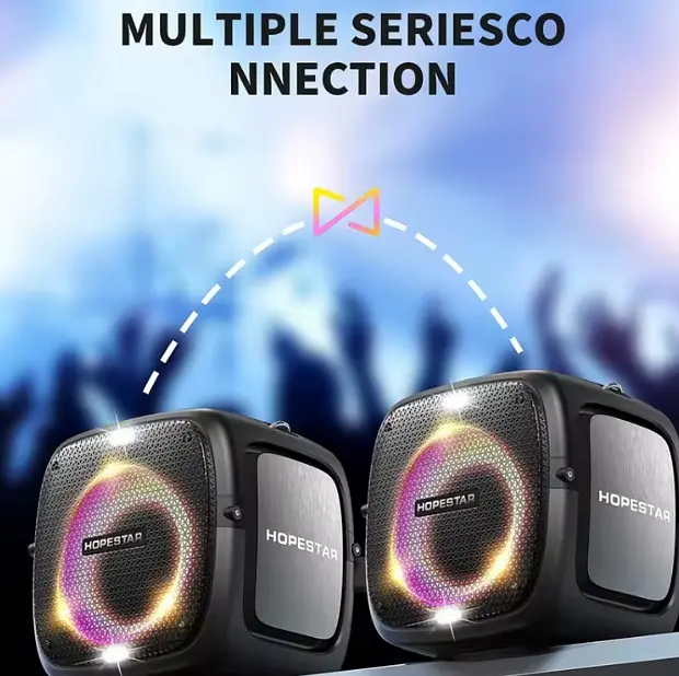 Портативна Bluetooth-колонка Hopestar Party One Ultimate Black - фото 4