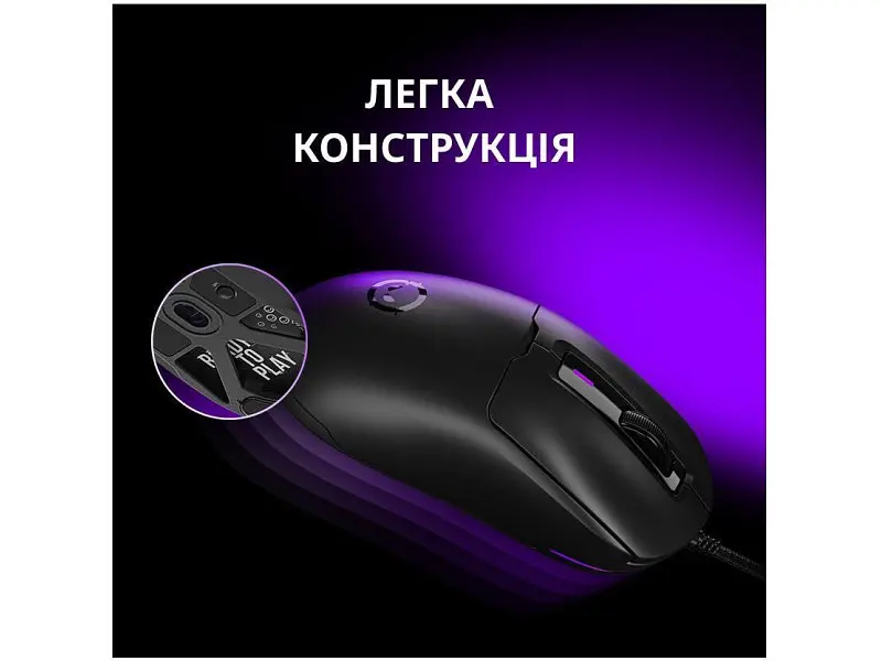 Миша Lorgar MSA10 Black (LRG-MSA10-BK) - фото 4