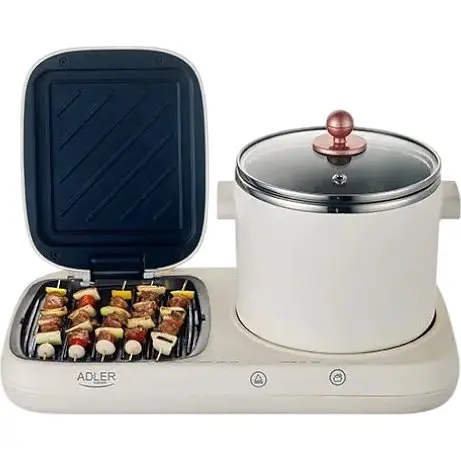 Кастрюля электрическая Adler AD 6421 с грилем - фото 9