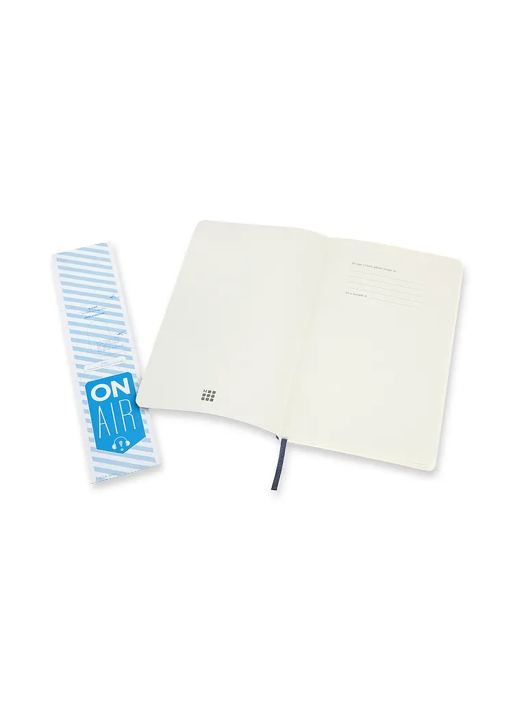 Записник Moleskine Classic середній, Лінійка-Нелінований Сапфір М’який (NB313SB20) - фото 3