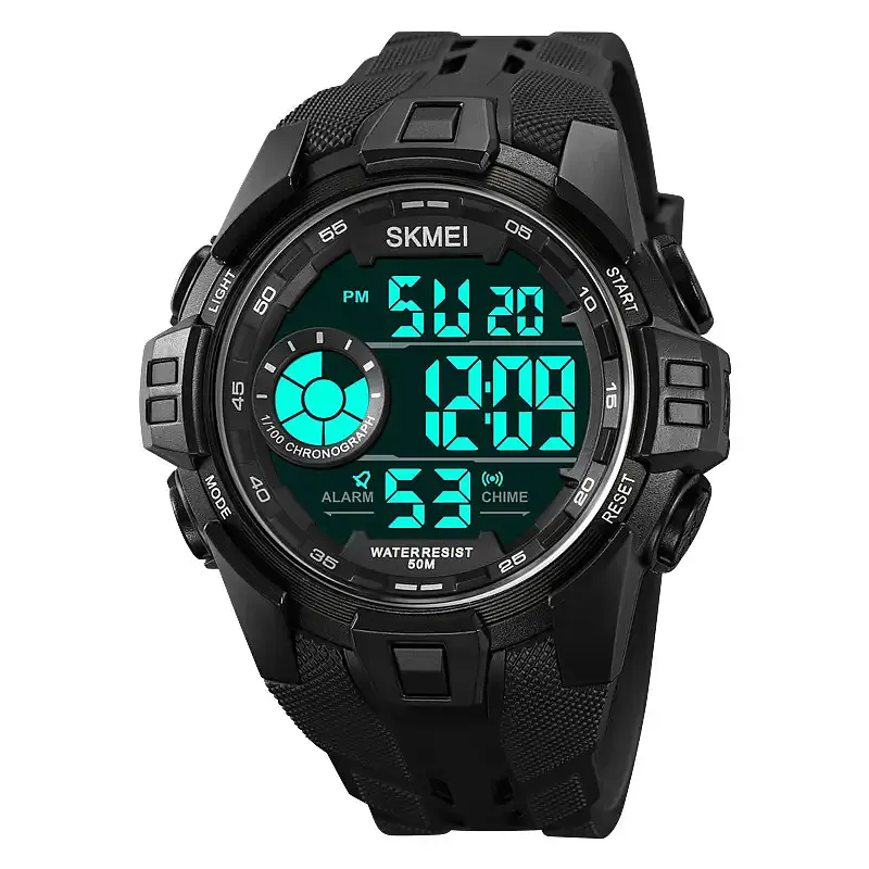 Спортивний годинник чоловічий Skmei 2123 Чорний (2634542139) - фото 3