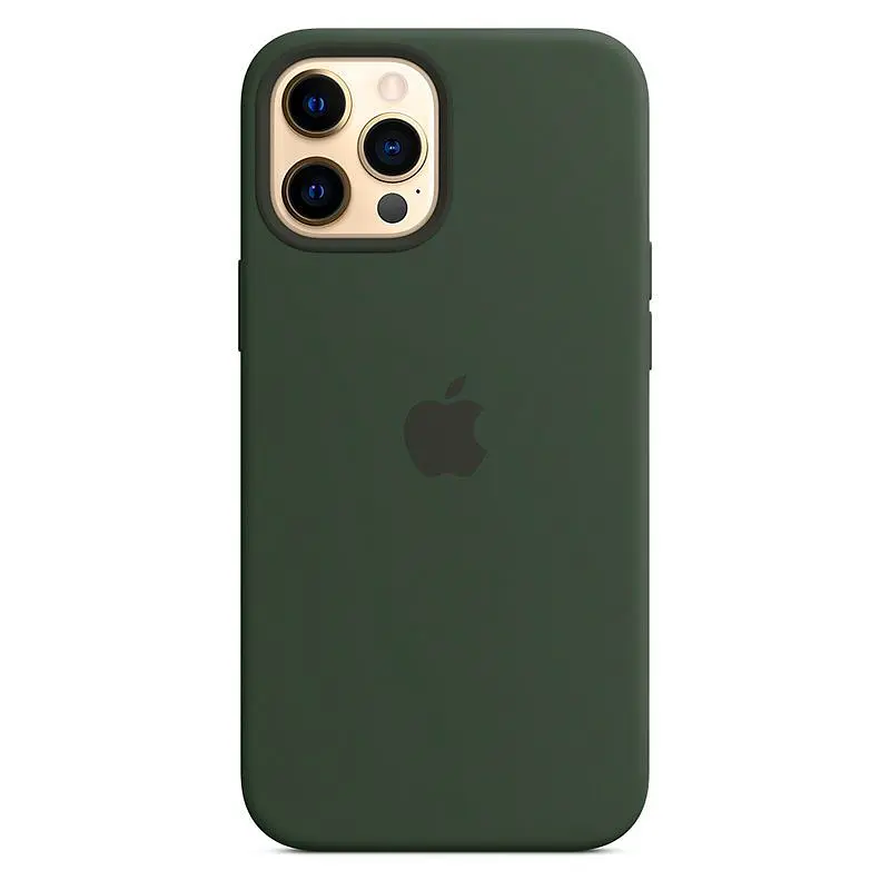 Чохол Silicone Case з MagSafe для Apple iPhone 12 Pro Max (Cyprus Green) ААА [53337] - фото 3