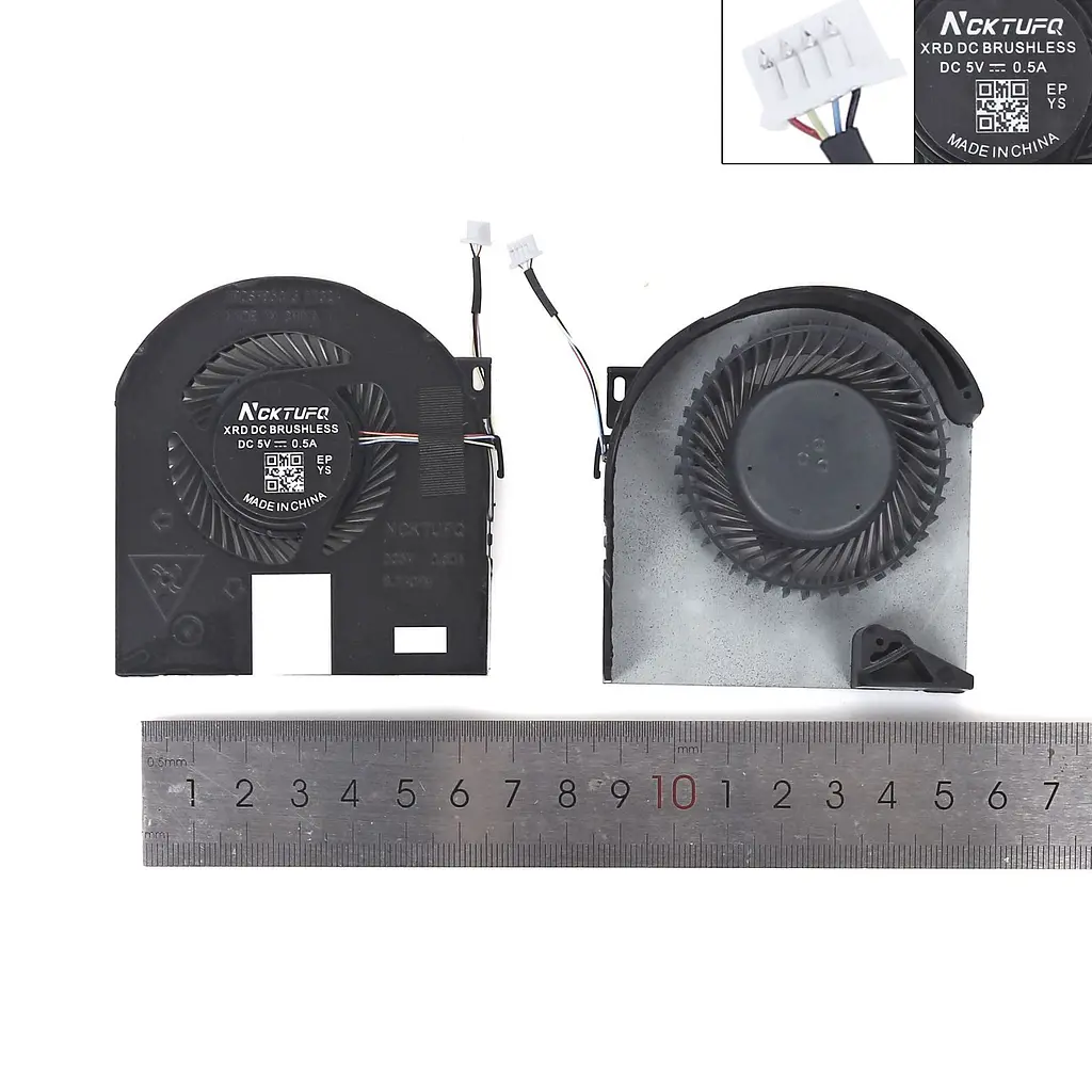 Вентилятор 5V GPU для Dell Precision 7530 7540 7730 7740 P74F, (MG75090V1-C160-S9A, NS85C13-17G24, Аналог) - фото 3