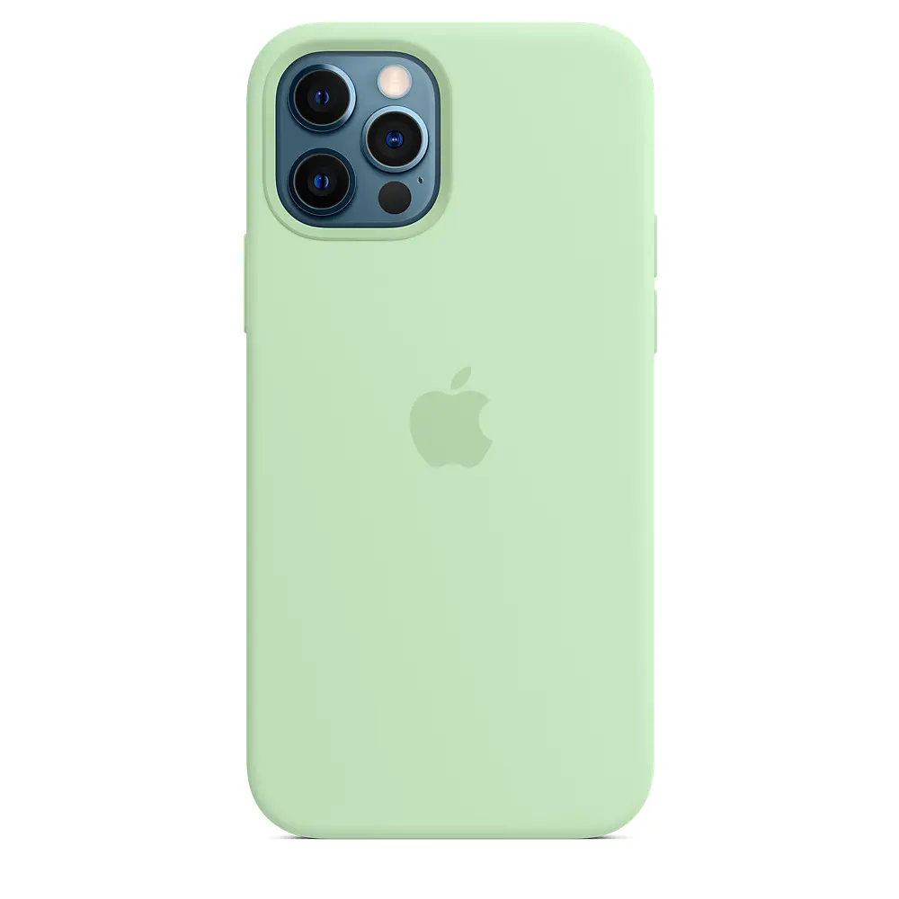 Чохол Silicone Case з MagSafe для Apple iPhone 12 / 12 Pro (Pistachio) ААА [57147] - фото 8