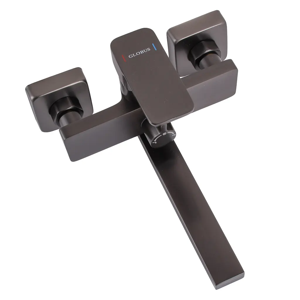 Смеситель для ванны Globus Lux Milano GLM-0102N-11-Graphite Графит - фото 6