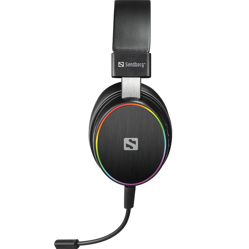 Ігрова гарнітура Sandberg HeroBlaster Bluetooth Led Headset Black - фото 2