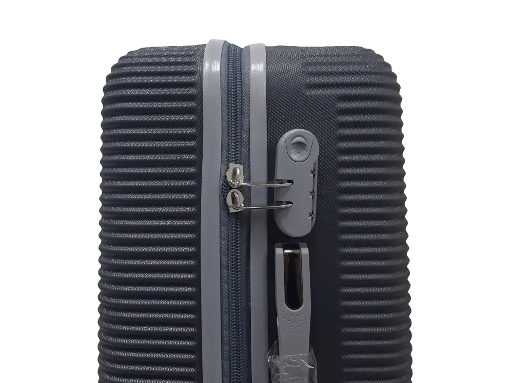 Валіза маленька S ABS-пластик Milano bag 004 56,5×39×24см 40л Сірий - фото 5