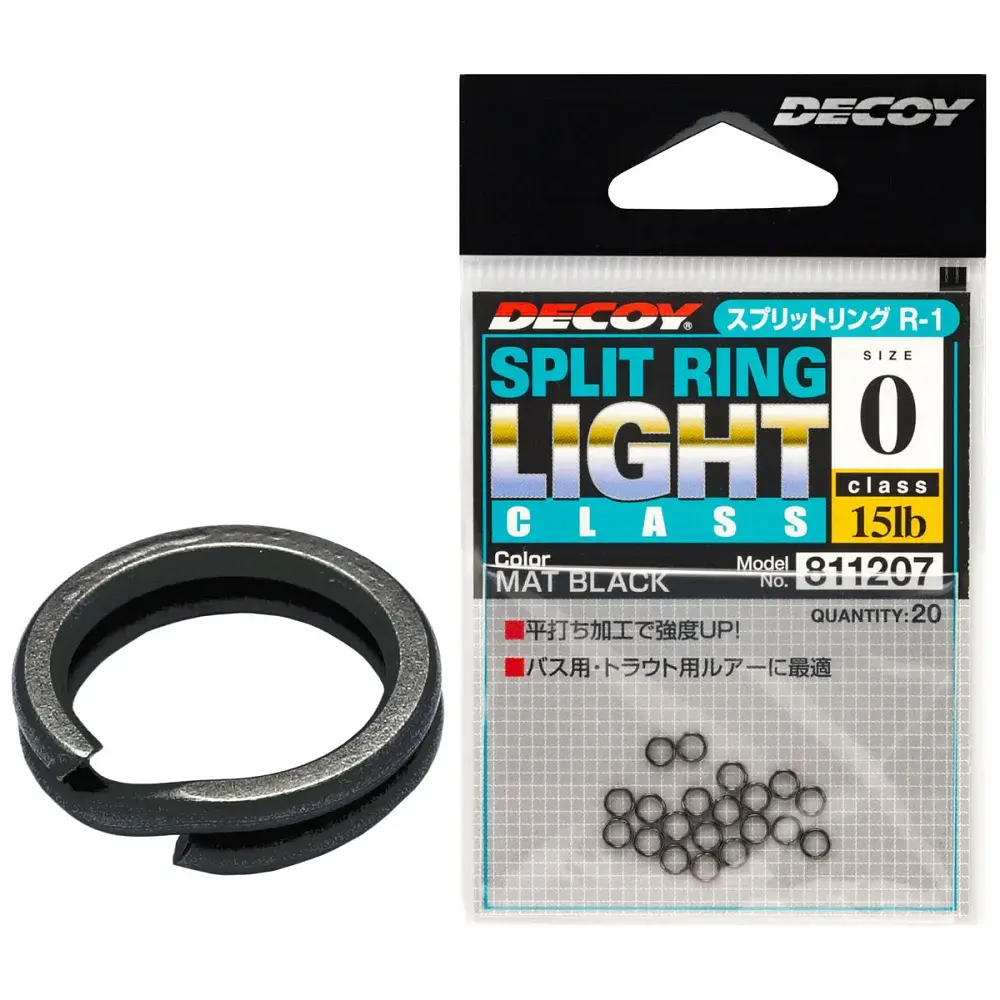 Кільце заводне Decoy Split Ring Light 3 40lb (20 шт/уп)