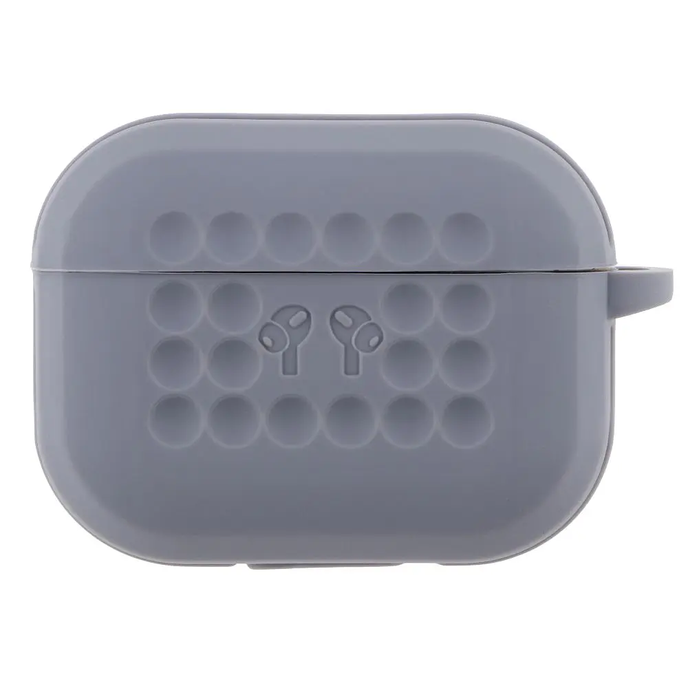 Футляр із карабіном Fashion Silicone Case Airpods Pro Grey (35265_3345622)