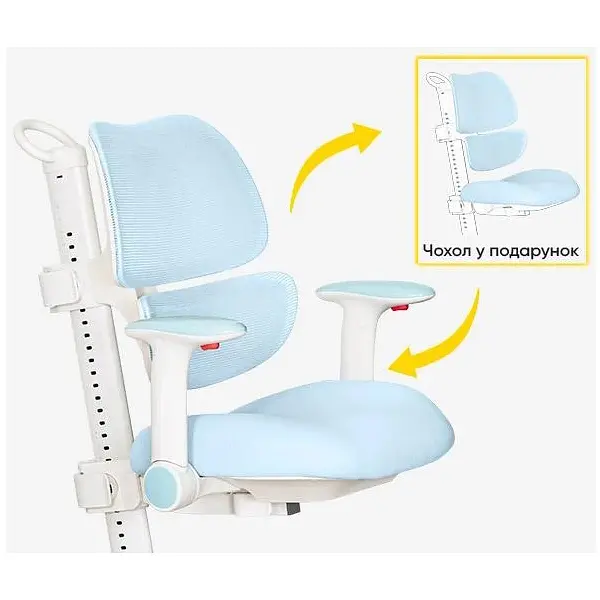 Дитяче крісло Mealux Space Air Blue (Y-609 KBL) - фото 7