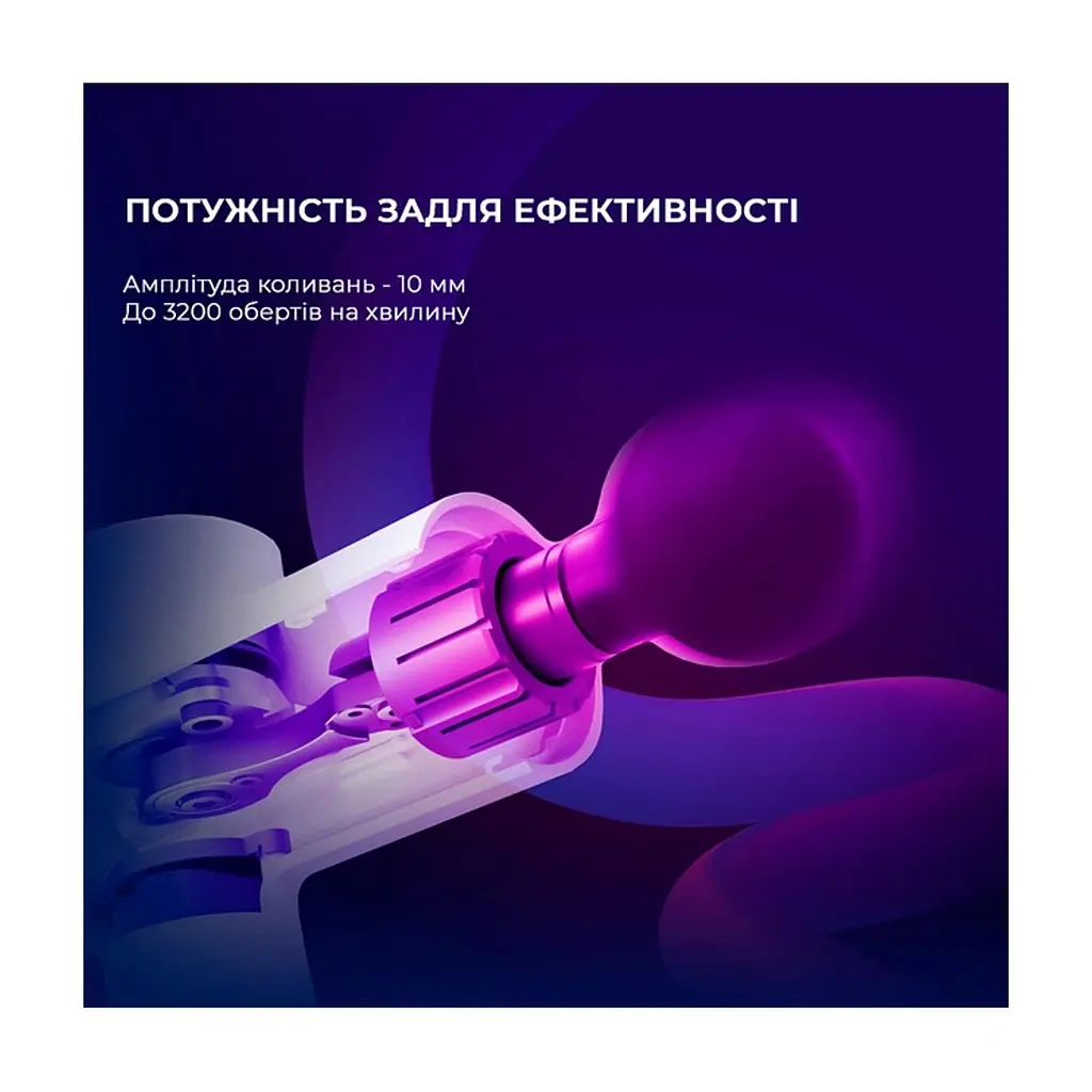 Перкусійний ручний масажер Yunmai Massage Gun Prime 2 (YMFG-M418) - фото 6