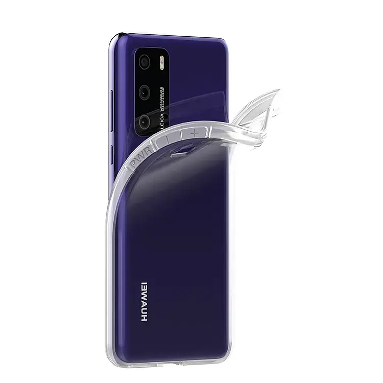 Силиконовый чехол BeCover для Huawei P40 Transparancy (704867) - фото 4