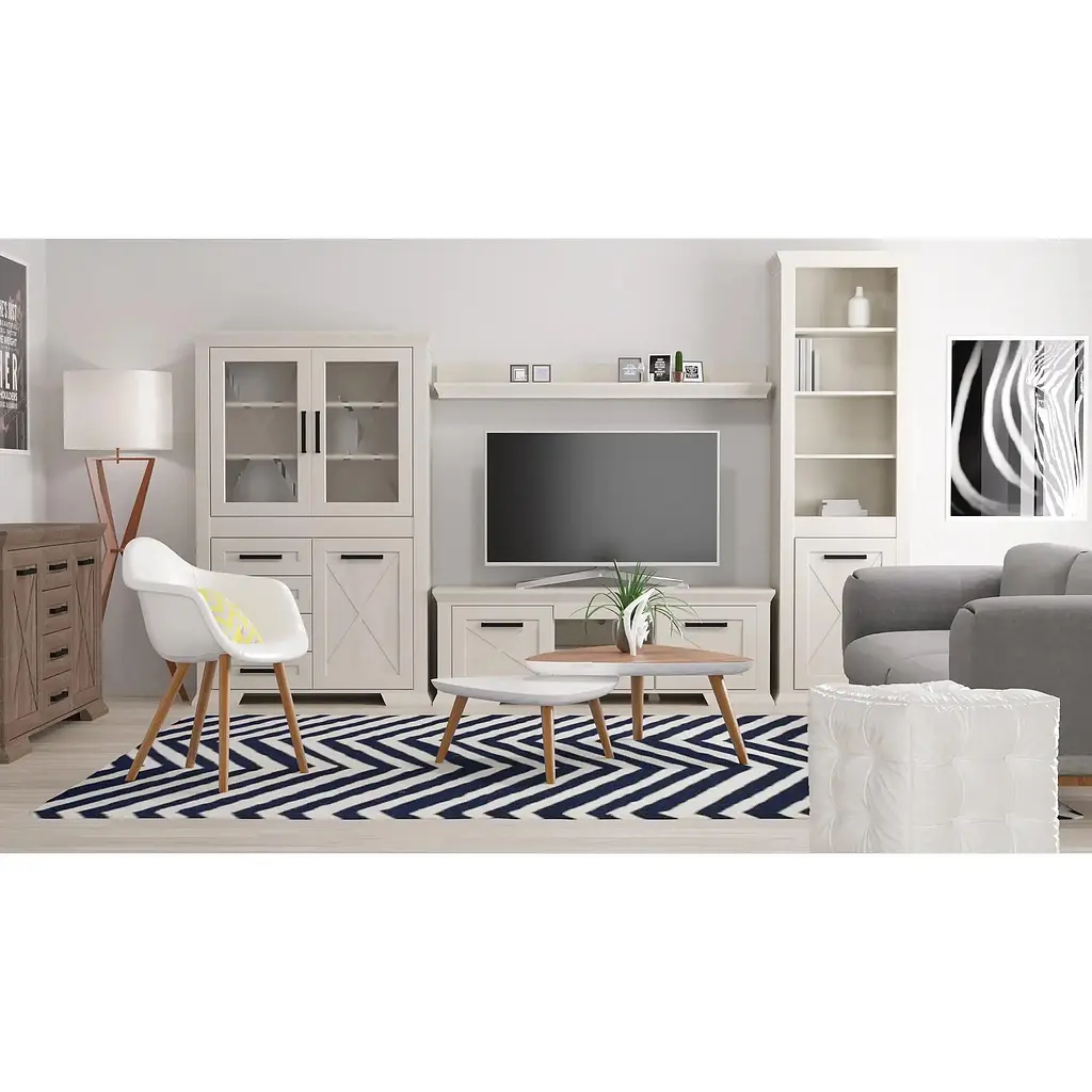 Пенал відкритий Gerbor Марсель REG1D_n Ясен сніжний/Дуб сонома трюфель (GRB-1246) - фото 3