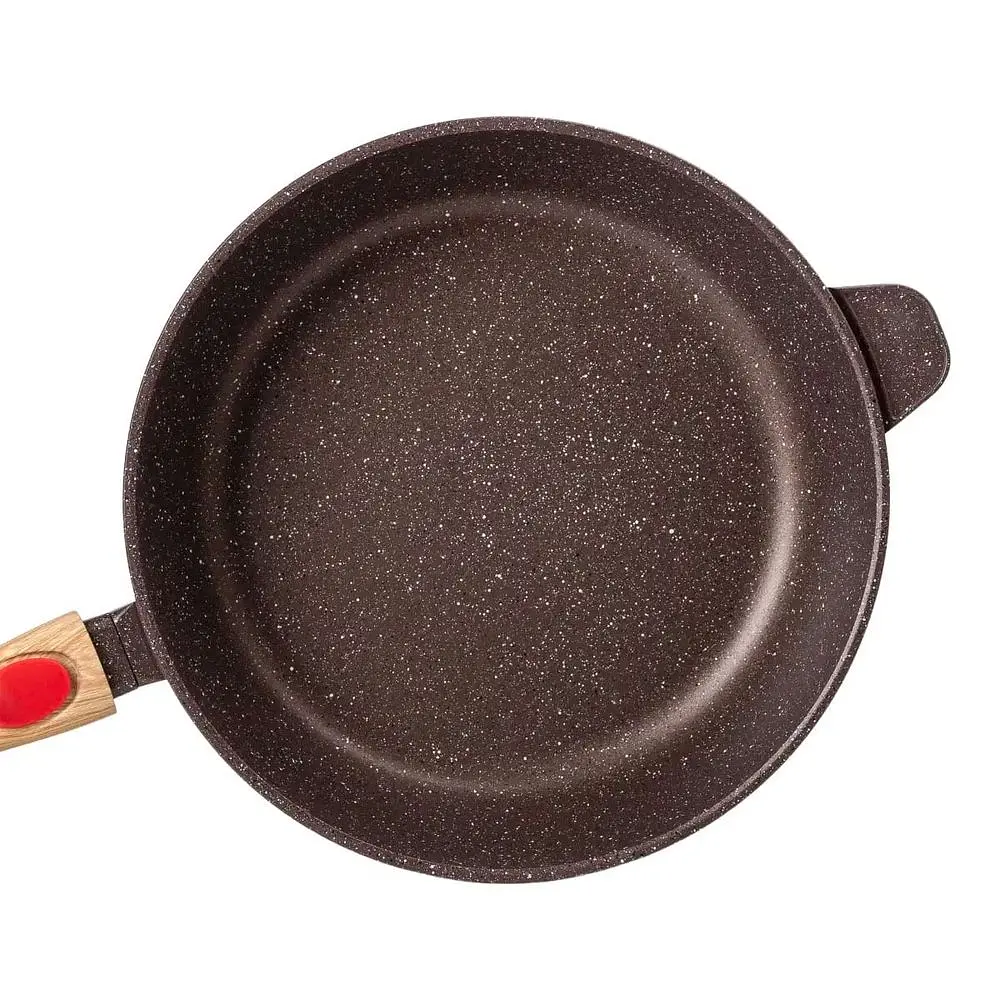 Сковорода універсальна MGC алюмінієва 28 см зі знімною ручкою, кавовий MGC HP-4-465CO - фото 5