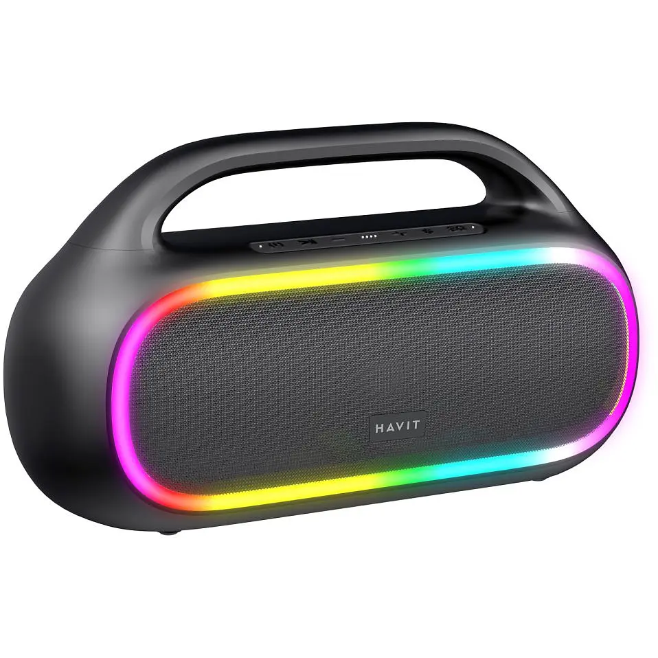 Портативная колонка Havit HV-SK862BT 40W RGB black (HV-SK862BT) - фото 3
