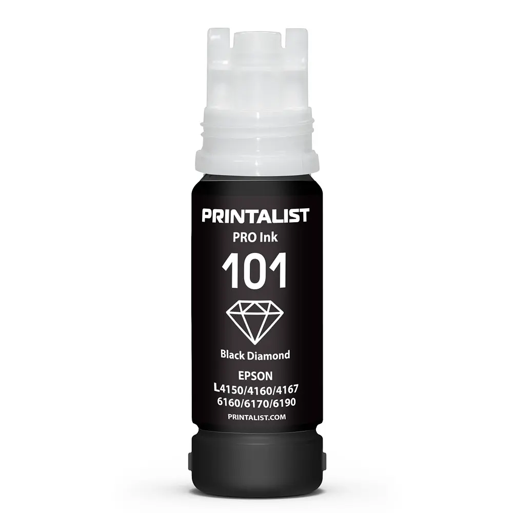 Чорнило PRINTALIST 101 для Epson L4150/4160 70г Black Pigment пігментне (PL101BP) - фото 3