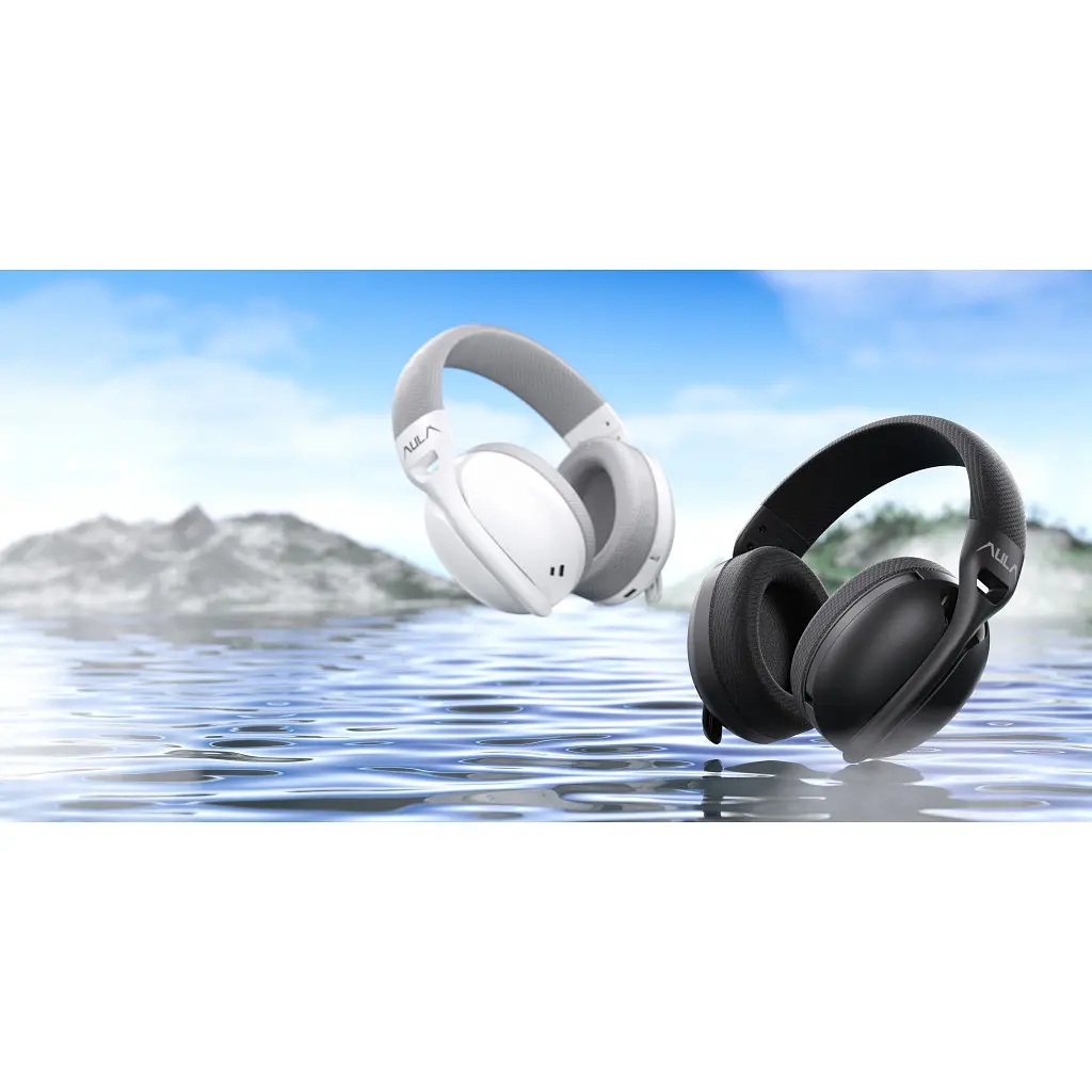 Навушники Aula S6 - 3 in 1 Wired/2.4G Wireless/Bluetooth Black (6948391235554) - фото 6