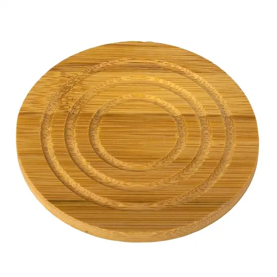 Набір чашок Elisey Дует з бамбуковою підставкою 230 мл 17 см (9184-007)       - фото 3