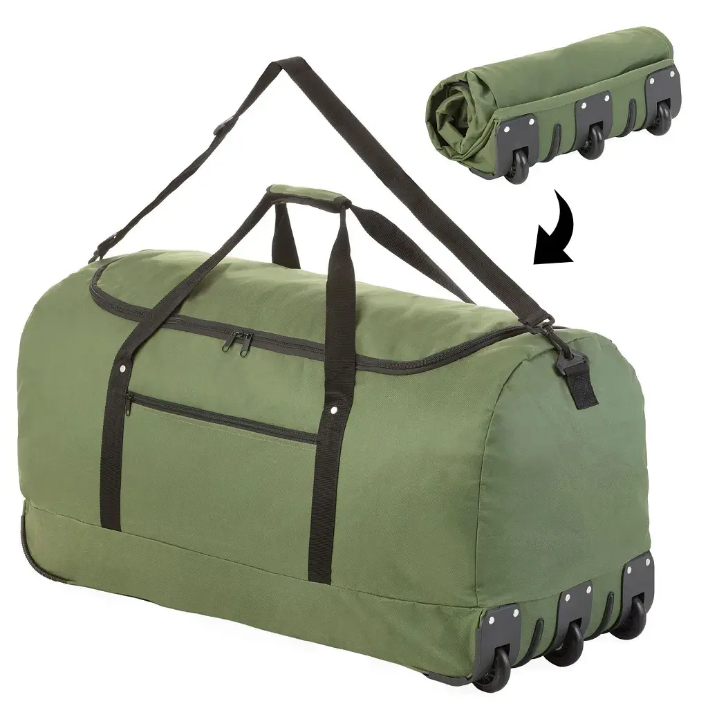 Дорожня сумка TravelZ на колесах Wheelbag 100 Green (603095) (930793) - фото 2
