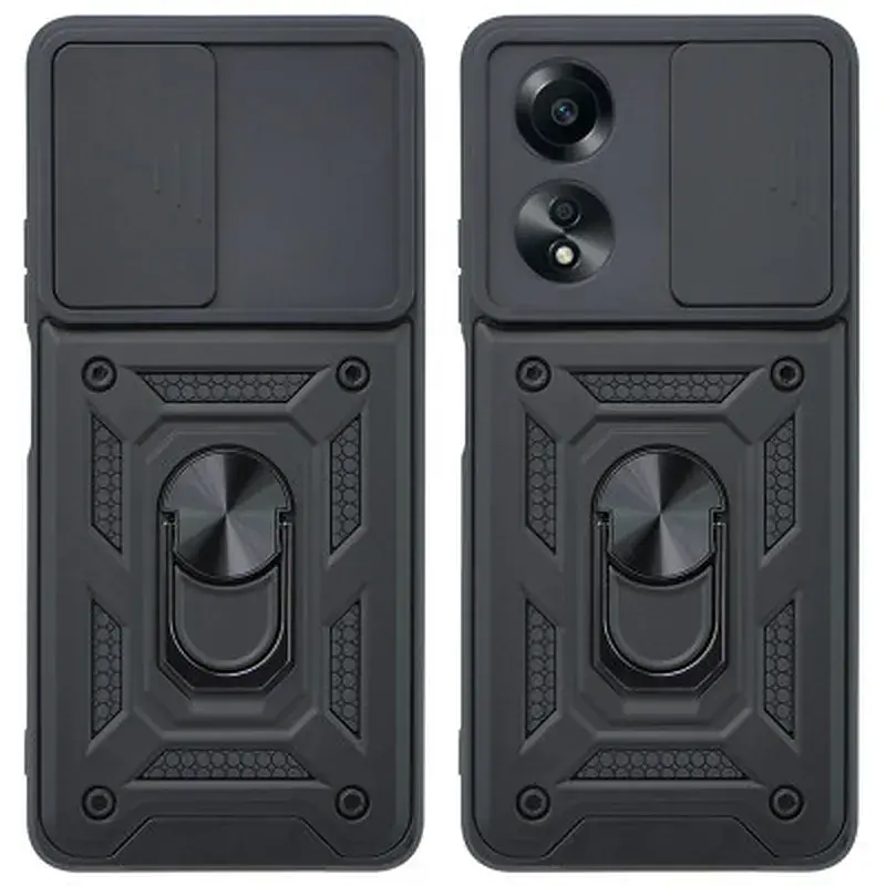 Чохол до мобільного телефона BeCover Military Oppo A38 Black (710714) - фото 2