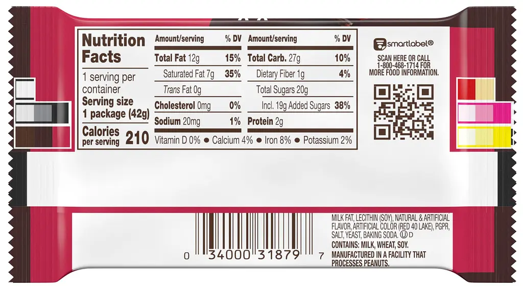 Батончик Kit Kat Duos Strawberry and Dark Chocolate Candy Bar 42 г - фото 2