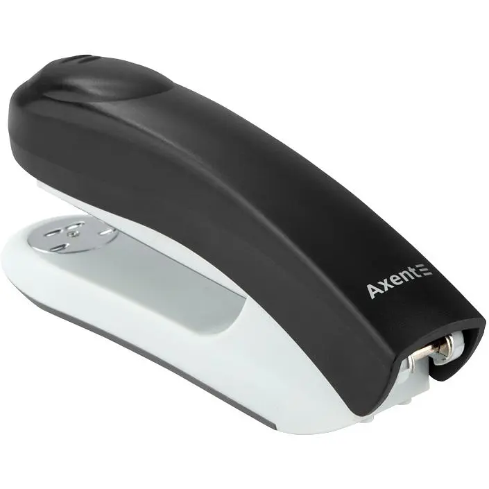 Степлер канцелярський Axent Welle-2 №24/6, 25 аркушів чорний (4825-01-A) - фото 2