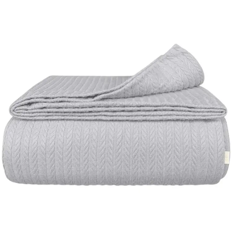 Плед покривало Cosas Smoky Knitted Braid 230х240 см косичка (Blanket_09Smoky_KnittedBraid_230x240)