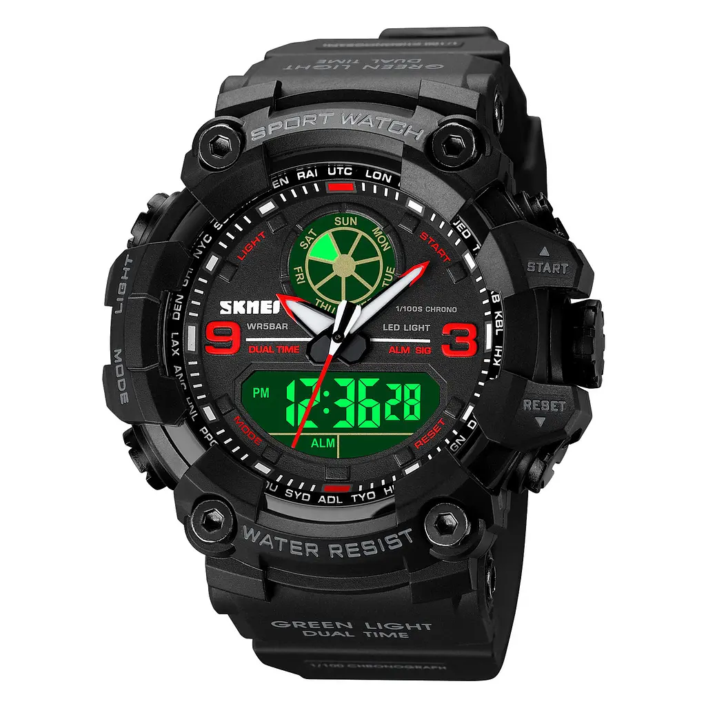 Наручний годинник чоловічий Skmei 1818 Red, 1818RD (12269) - фото 2