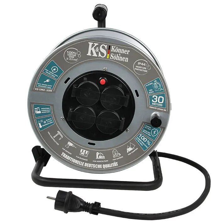 Подовжувач на катушці Konner&Sohnen KS CRM-30M (KS CRM-30M) - фото 3