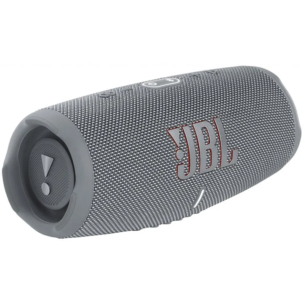 Акустическая система JBL Charge 5 Grey (JBLCHARGE5GRY) - фото 2