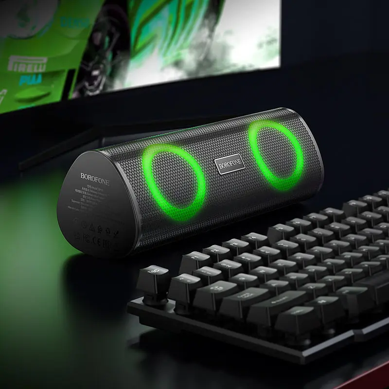 Bluetooth Колонка Borofone BP18 Music sports Black - фото 3