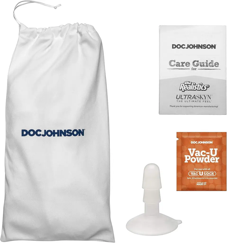 Фалоімітатор, що кінчає Doc Johnson The Realistic Cock ULTRASKYN Squirting 9.5 Inch, 21.6 см - фото 8
