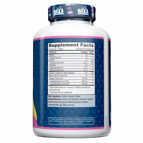 Жирные кислоты Haya Labs Ultra Omega 3 90 капсул - фото 2